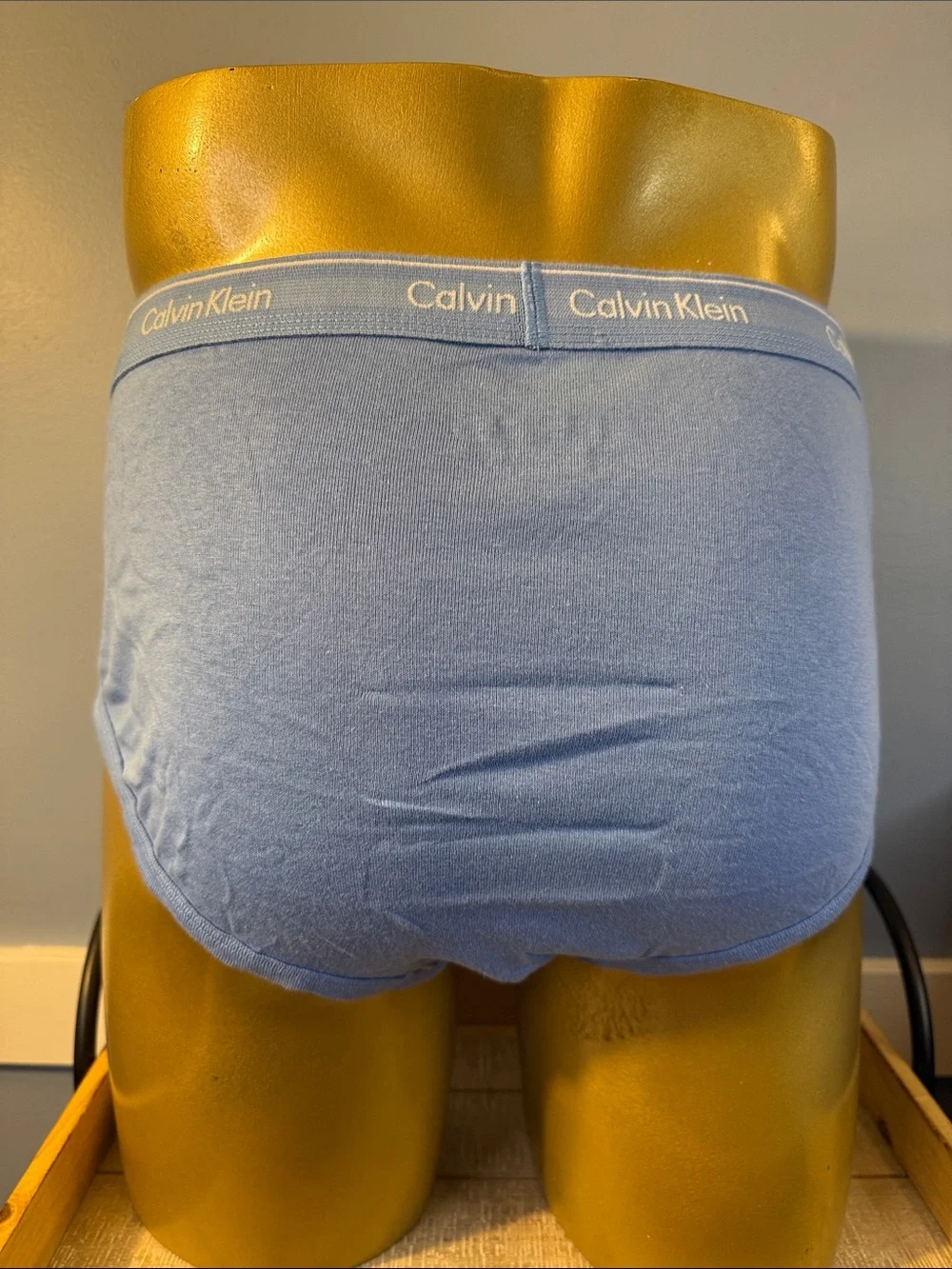 Calvin Klein Sky Blue Cotton Briefs XL
